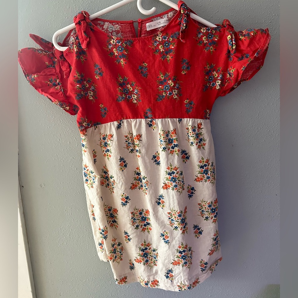 Zara girls spring dress size 9